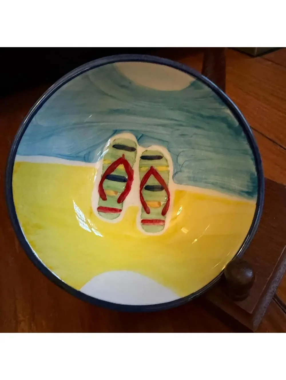 Sur La Table Vintage Summer Ocean Beach Tray & accessories